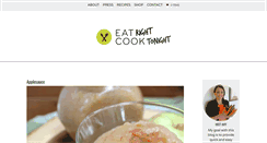 Desktop Screenshot of eatrightcooktonight.com